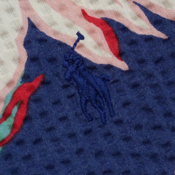 POLO RALPH LAUREN CLASSIC FIT FLORAL SEERSUCKER SHIRT