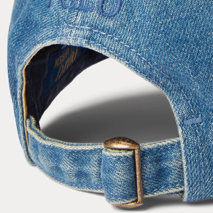 POLO RALPH LAUREN DENIM BASEBALL CAP