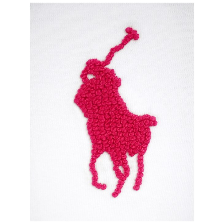POLO RALPH LAUREN KIDS FRENCH KNOT BIG PONY COTTON JERSEY TEE