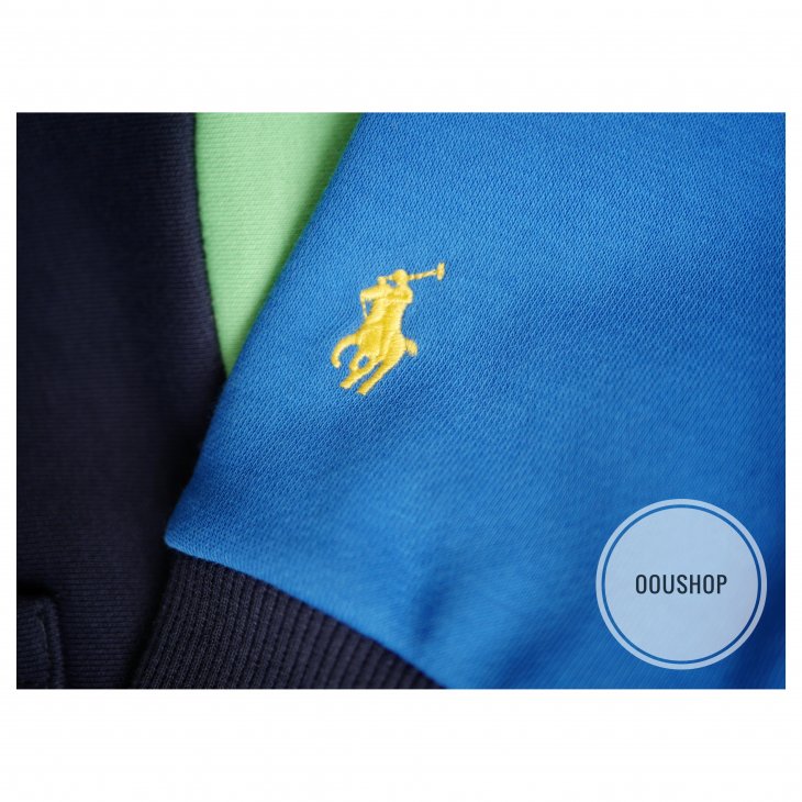 POLO RALPH LAUREN COLOR-BLOCKED BOYS HOODIE