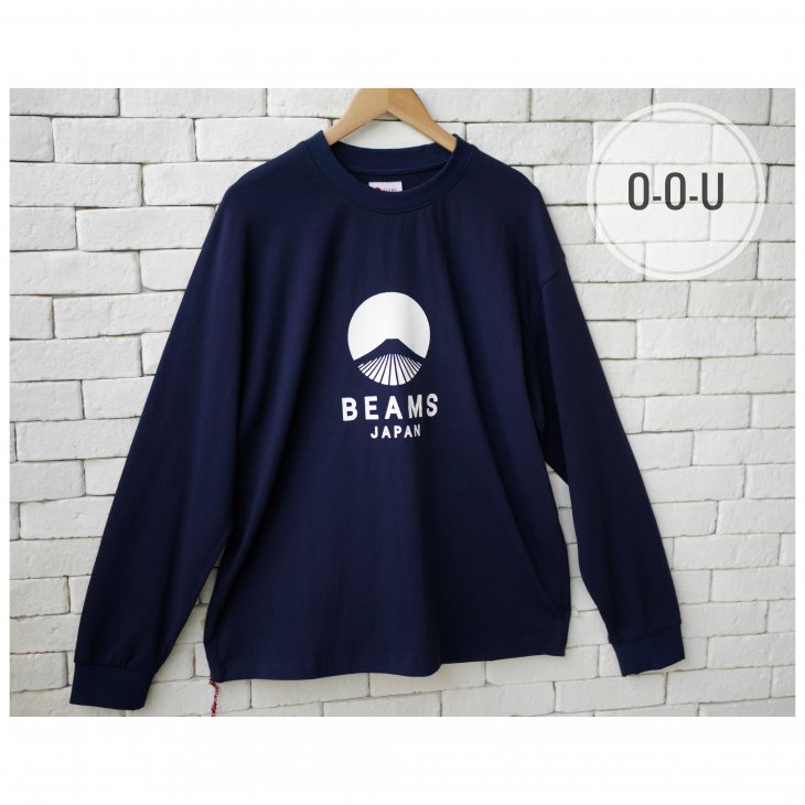 BEAMS JAPAN PRINTED LONG SLEEVE TEE