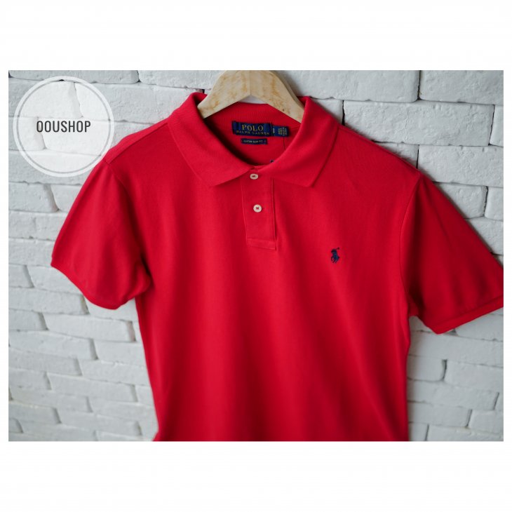 POLO RALPH LAUREN CUSTOM SLIM FIT POLO SHIRT