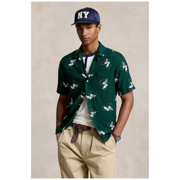 POLO RALPH LAUREN CLASSIC FIT P-WING CAMP SHIRT