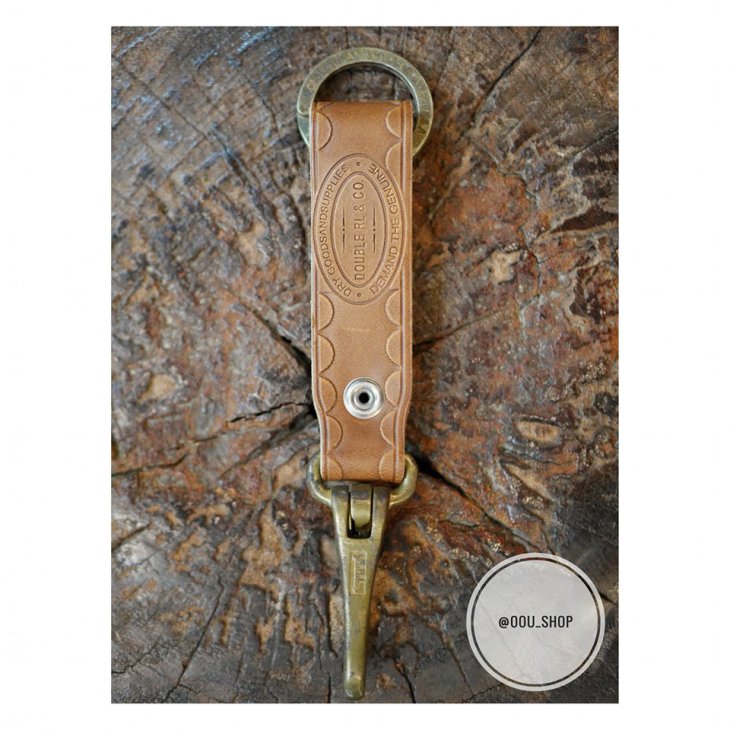 RALPH LAUREN RRL LEATHER KEY FOB