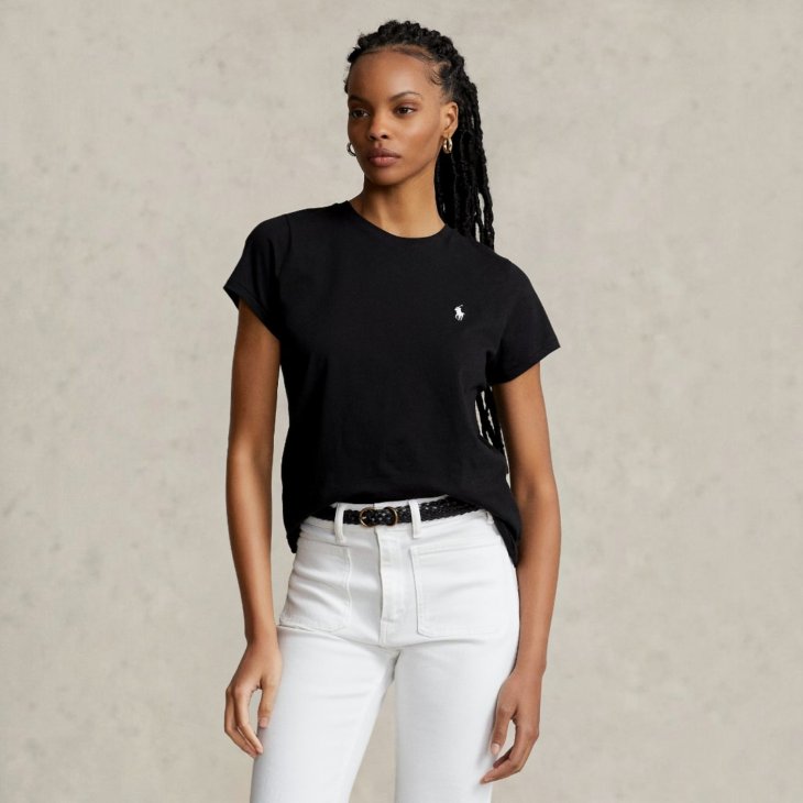 POLO RALPH LAUREN WOMEN COTTON JERSEY TEE