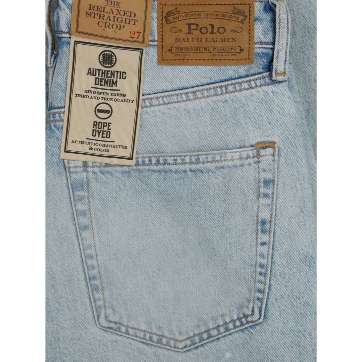 POLO RALPH LAUREN WOMEN THE STRAIGHT LEG CROPPED JEAN