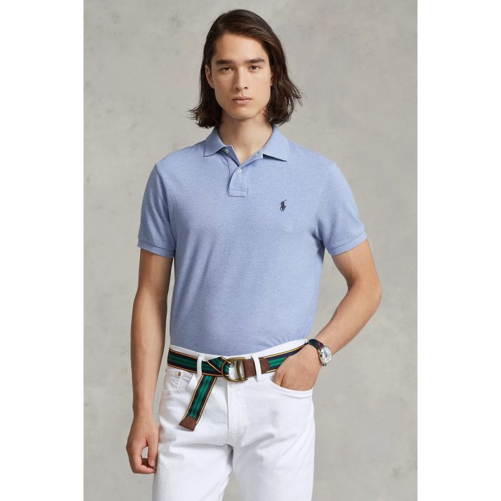 POLO RALPH LAUREN CUSTOM SLIM FIT POLO SHIRT