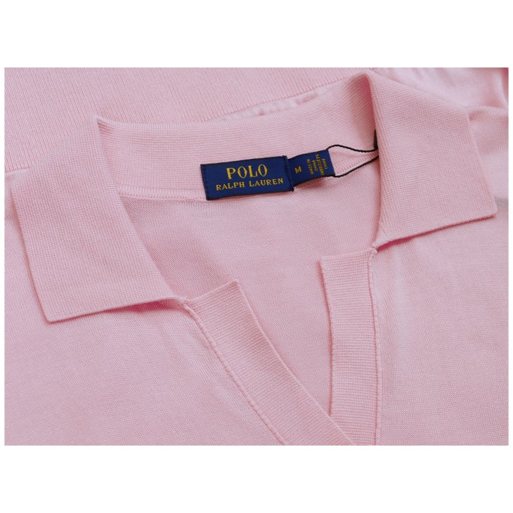 POLO RALPH LAUREN WOMEN SHRUNKEN FIT TERRY POLO SHIRT