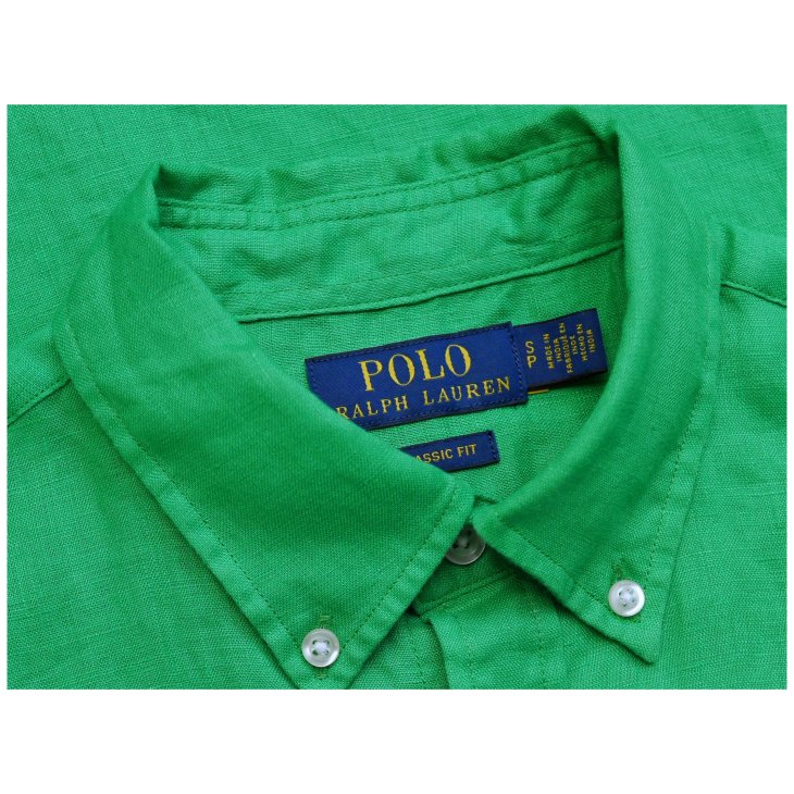 POLO RALPH LAUREN WOMEN CLASSIC FIT LINEN SHIRT