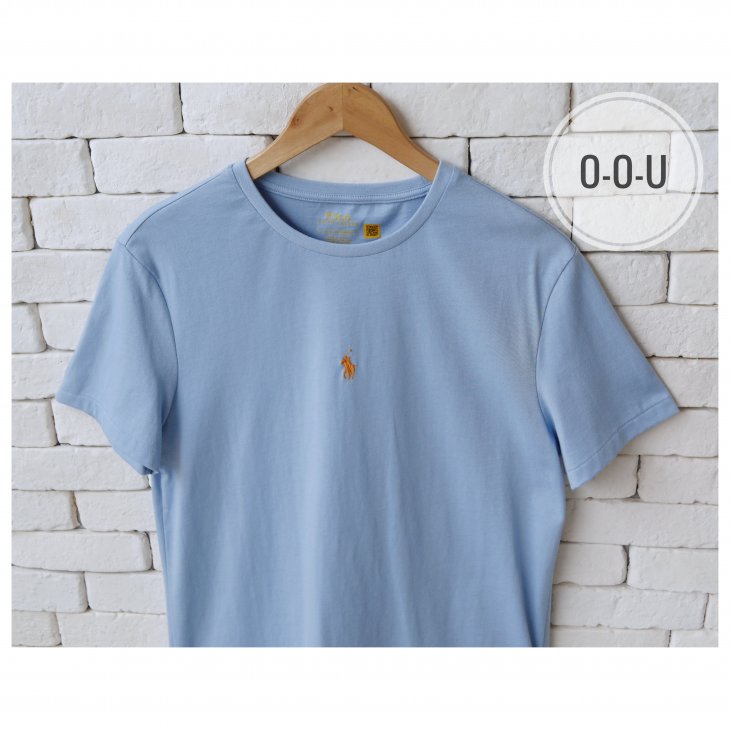 POLO RALPH LAUREN CUSTOM FIT JERSEY CREWNECK T-SHIRT