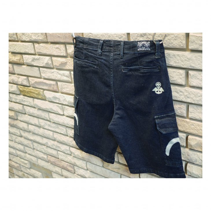 EVISU YAMANE DENIM SWEAT SHORT