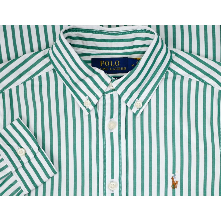 POLO RALPH LAUREN KIDS PLAID COTTON POPLIN SHIRT