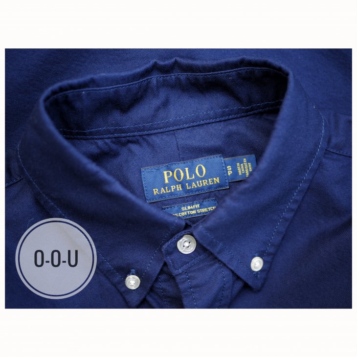 POLO RALPH LAUREN  CUSTOM FIT POLO BEAR OXFORD SHIRT