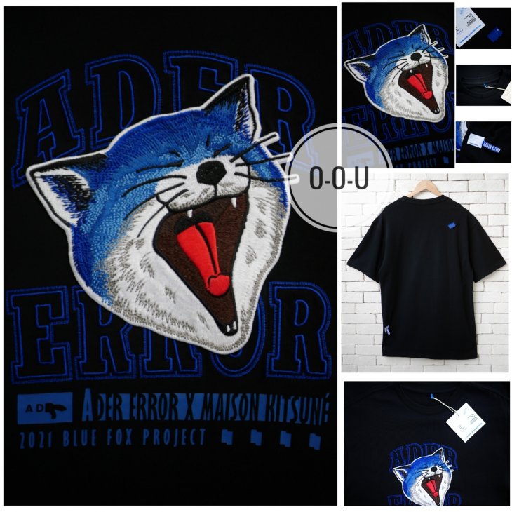 MAISON KITSUNÉ X ADER ERROR YAWN FOX T-SHIRT