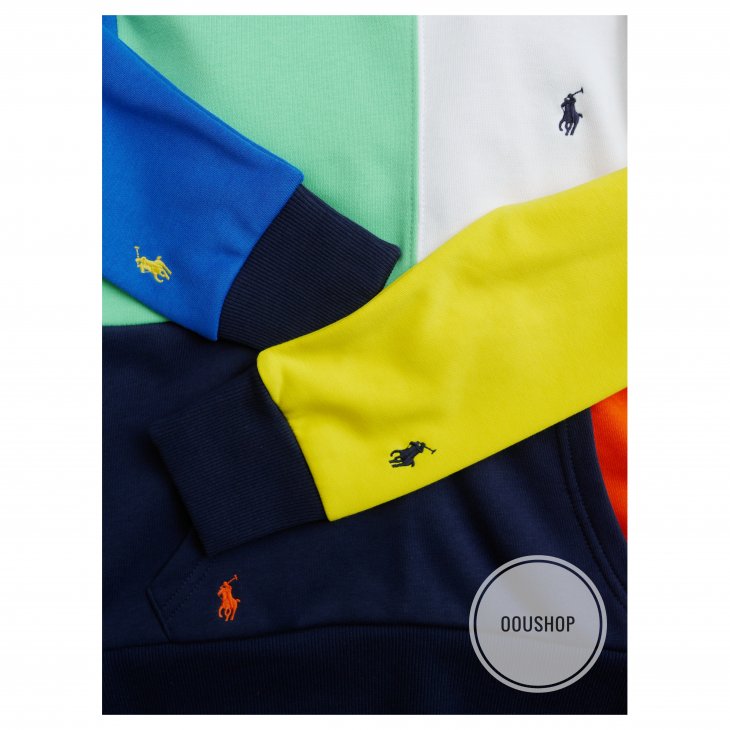 POLO RALPH LAUREN COLOR-BLOCKED BOYS HOODIE