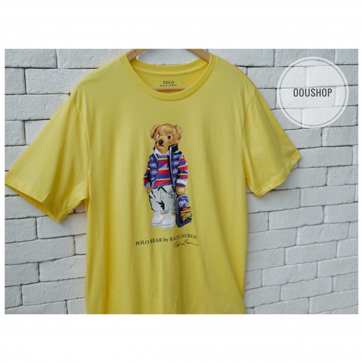 POLO RALPH LAUREN POLO BEAR BOYS COTTON JERSEY TEE