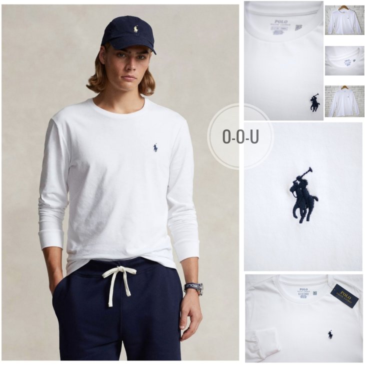 POLO RALPH LAUREN JERSEY LONG-SLEEVE T-SHIRT-ALL FITS