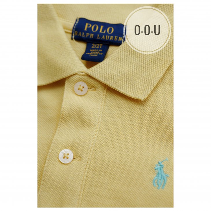 POLO RALPH LAUREN KIDS COTTON MESH POLO DRESS