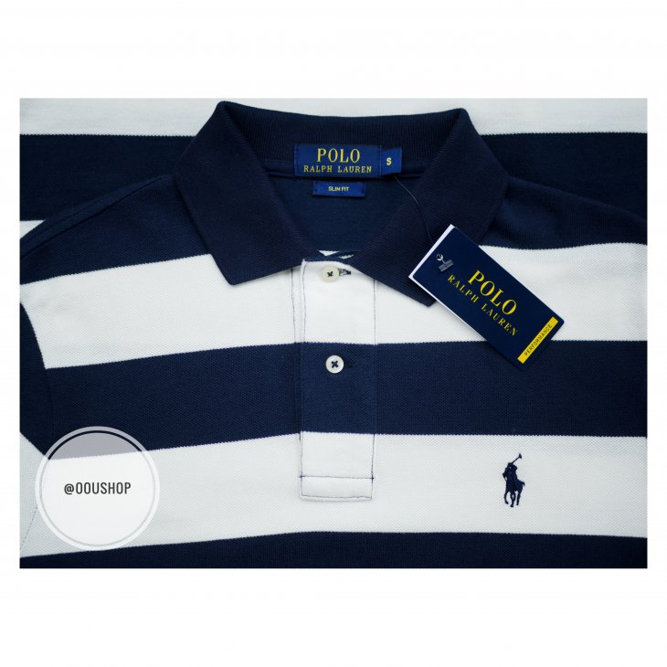 POLO RALPH LAUREN SLIM FIT STRIPED PERFORMANCE POLO