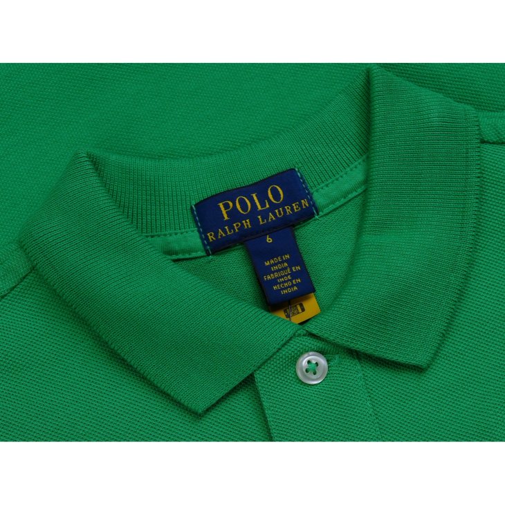 POLO RALPH LAUREN KIDS POLO BEAR COTTON MESH POLO SHIRT