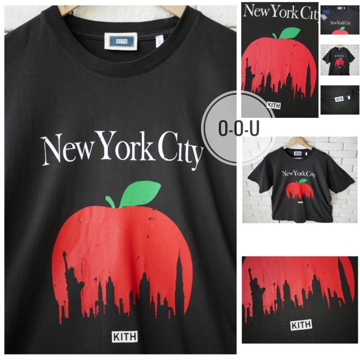KITH BIG APPLE VINTAGE TEE