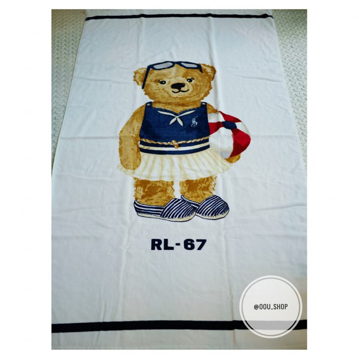 POLO RALPH LAUREN HOME POLO BEAR BEACH TOWEL