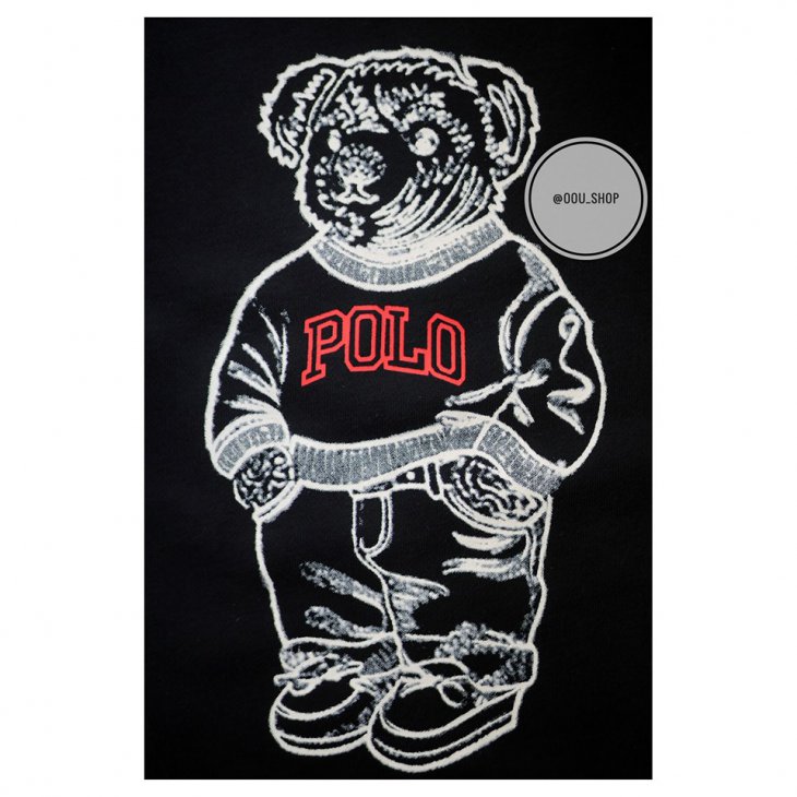 POLO RALPH LAUREN POLO BEAR COTTON SWEATSHIRT
