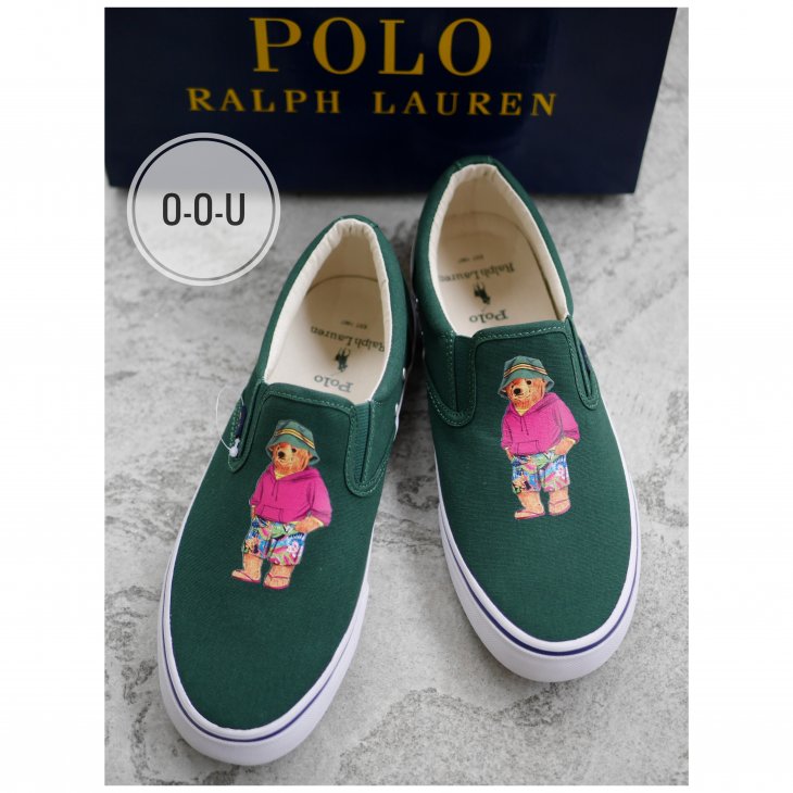 POLO RALPH LAUREN KEATON POLO BEAR CANVAS SNEAKER