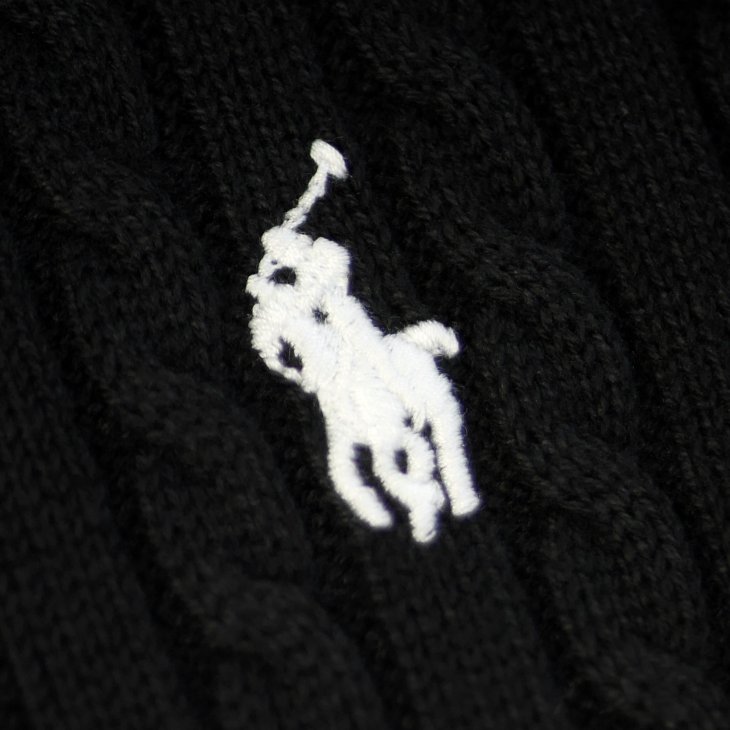 POLO RALPH LAUREN GIRLS MINI-CABLE COTTON CARDIGAN