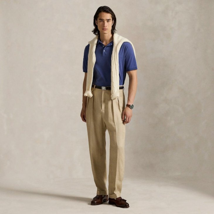 POLO RALPH LAUREN CLASSIC FIT JERSEY POCKET POLO SHIRT