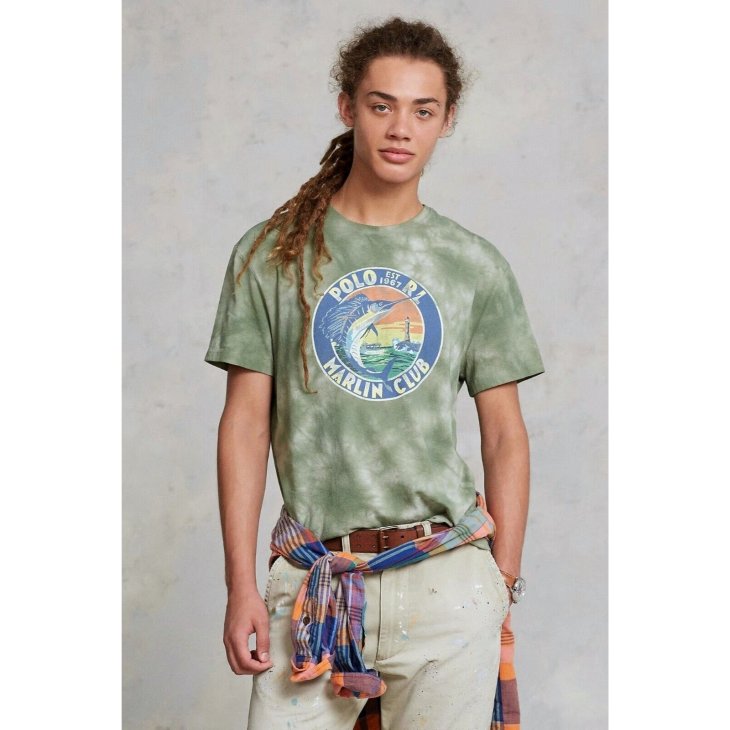 POLO RALPH LAUREN CLASSIC FIT GRAPHIC JERSEY T-SHIRT