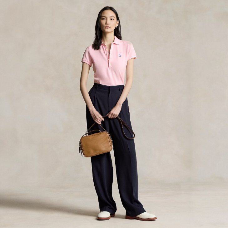 POLO RALPH LAUREN WOMEN SLIM FIT STRETCH POLO SHIRT