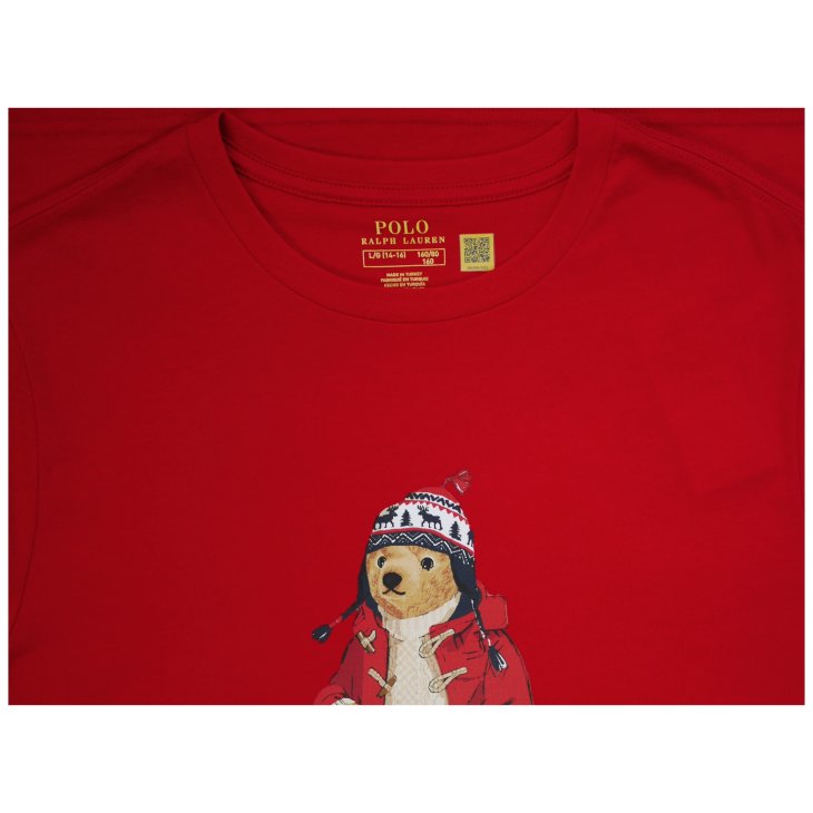 POLO RALPH LAUREN BOYS POLO BEAR JERSEY T-SHIRT