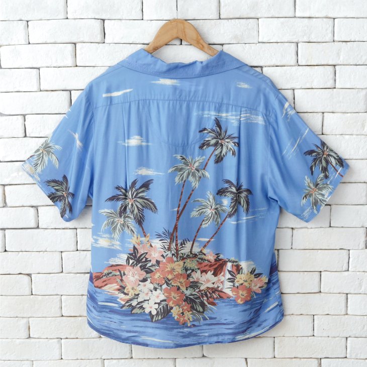 POLO RALPH LAUREN WOMEN TROPICAL-PRINT CAMP SHIRT