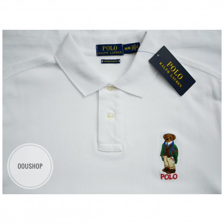 POLO RALPH LAUREN CUSTOM SILM FIT POLO BEAR POLO SHIRT
