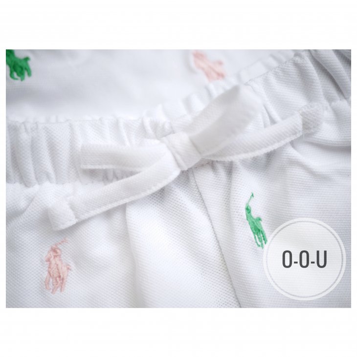 POLO RALPH LAUREN GIRLS POLO PONY STRETCH MESH SHORT