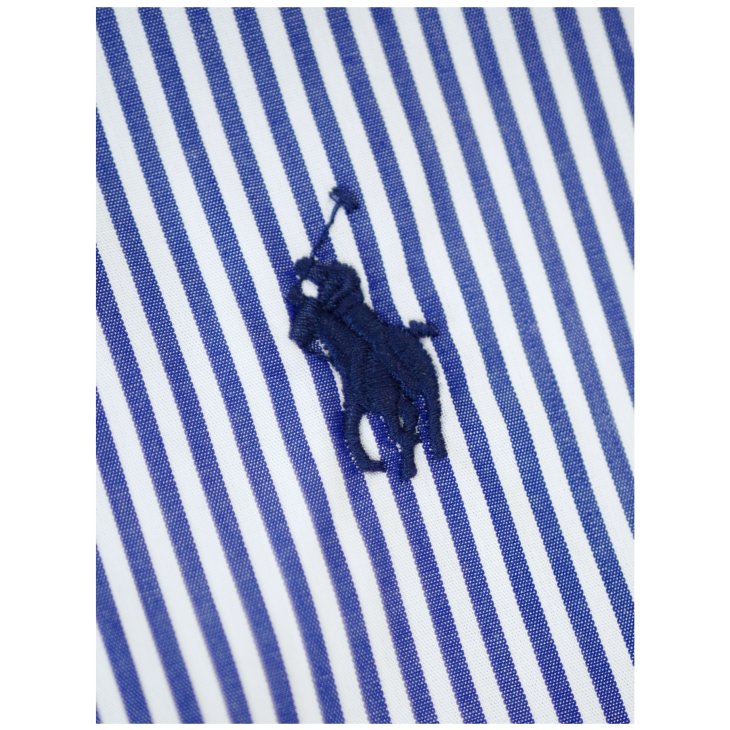 POLO RALPH LAUREN WOMEN SLIM FIT STRIPED COTTON SHIRT