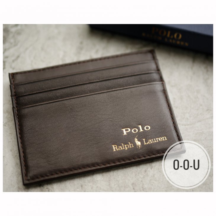POLO RALPH LAUREN LEATHER CARD CASE