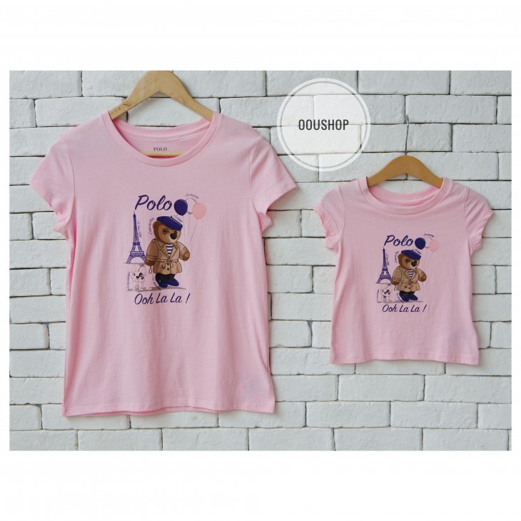 POLO RALPH LAUREN POLO BEAR KIDS COTTON T-SHIRT