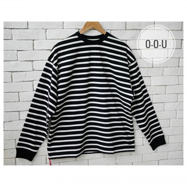 BEAMS JAPAN STRIPED LONG SLEEVE TEE