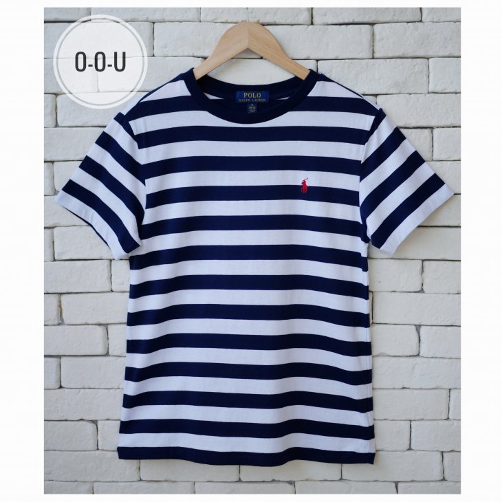 POLO RALPH LAUREN STRIPED BOYS COTTON JERSEY T-SHIRT