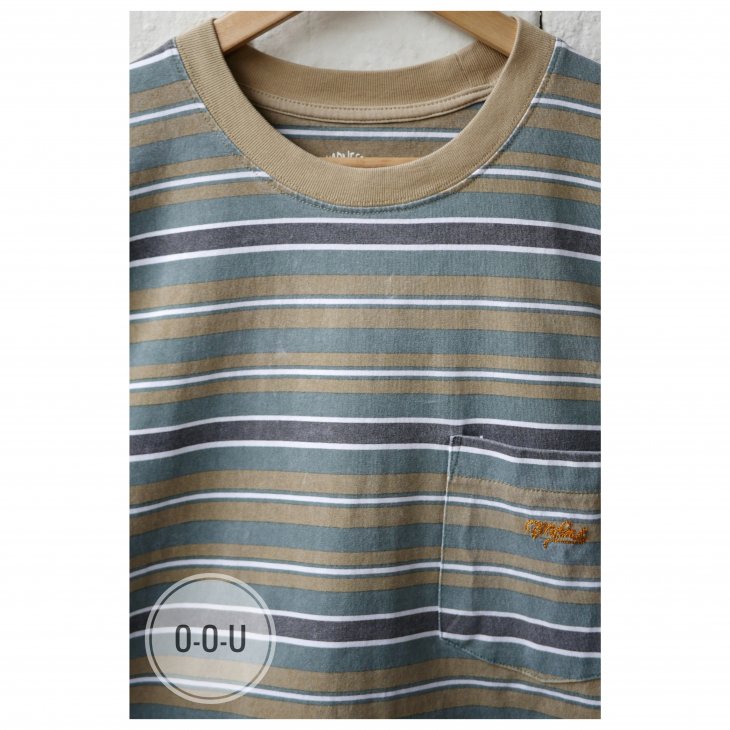 MADNESS STRIPED POCKET TEE