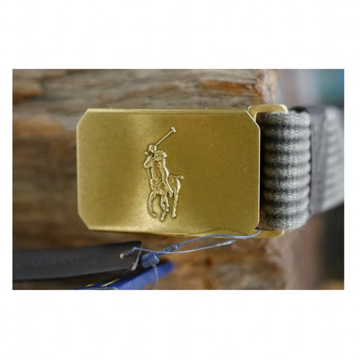 POLO RALPH LAUREN WEBBED BELT IN WASH CAMO