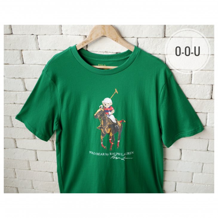 POLO RALPH LAUREN BOYS POLO BEAR & BIG PONY COTTON T-SHIRT