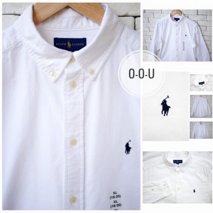 POLO RALPH LAUREN BOYS COTTON OXFORD SHIRT