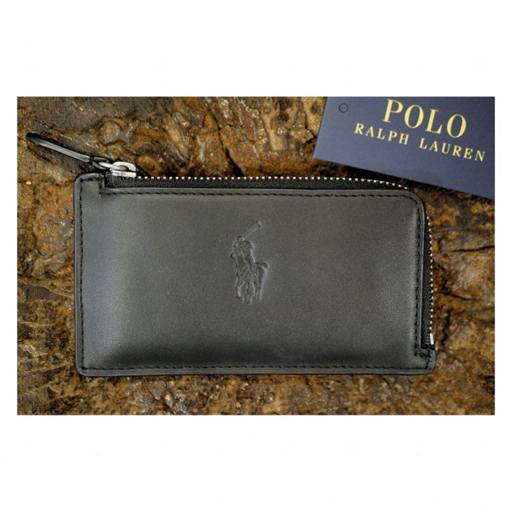 POLO RALPH LAUREN LEATHER CARD CASE