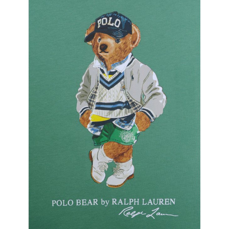 POLO RALPH LAUREN BOYS POLO BEAR COTTON JERSEY TEE