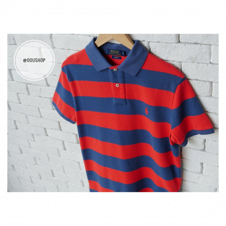 POLO RALPH LAUREN SLIM FIT STRIPED PERFORMANCE POLO