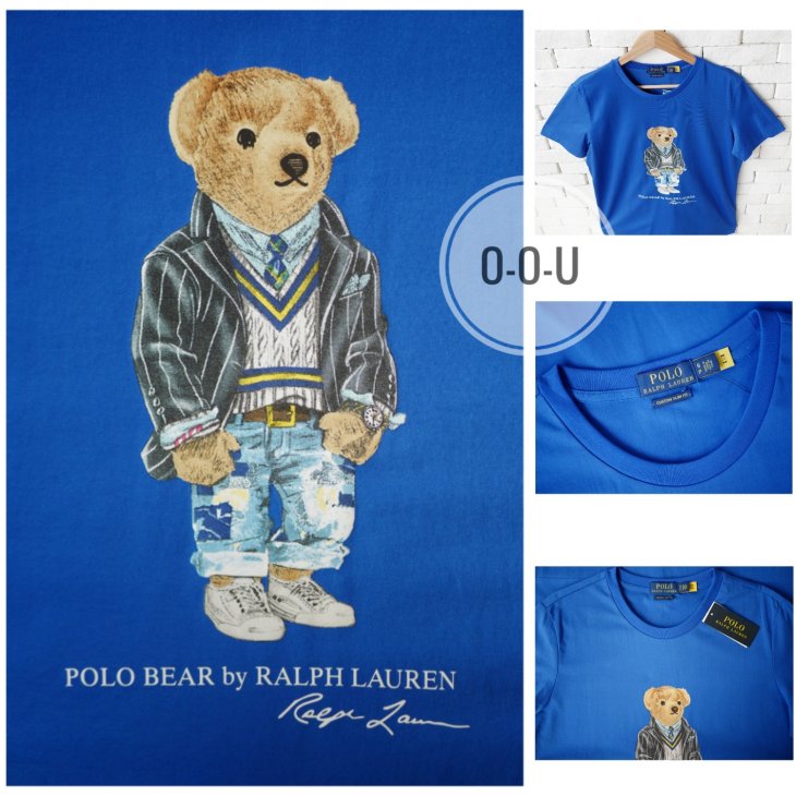 POLO RALPH LAUREN CUSTOM SLIM FIT POLO BEAR T-SHIRT