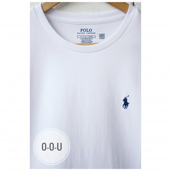 POLO RALPH LAUREN CUSTOM SLIM FIT JERSEY CREWNECK T-SHIRT